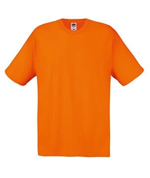 Чоловіча футболка хлопок помаранчева 082-44 від компанії Інтернет-магазин молодіжного одягу "Bagsmen" - фото 1