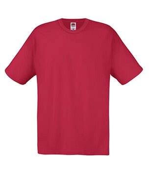 Чоловіча футболка хлопок темно-червона 082-BX від компанії Інтернет-магазин молодіжного одягу "Bagsmen" - фото 1