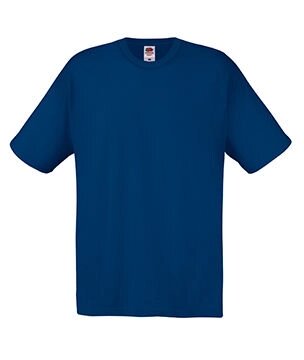 Чоловіча футболка хлопок темно синя 082-32 від компанії Інтернет-магазин молодіжного одягу "Bagsmen" - фото 1