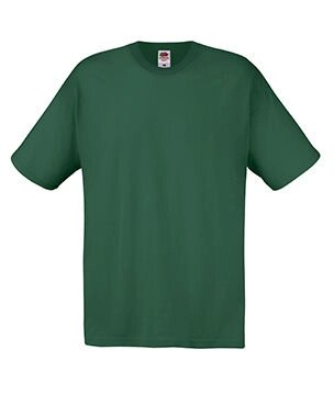 Чоловіча футболка хлопок темно-зелена 082-38 від компанії Інтернет-магазин молодіжного одягу "Bagsmen" - фото 1