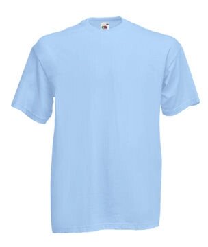 Чоловіча футболка однотонна блакитна 036-YT від компанії Інтернет-магазин молодіжного одягу "Bagsmen" - фото 1