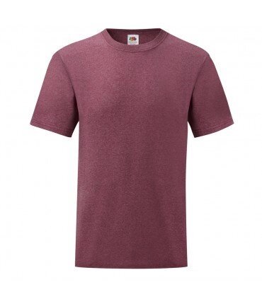 Чоловіча футболка однотонна бордова меланж 036-Н1 від компанії Інтернет-магазин молодіжного одягу "Bagsmen" - фото 1