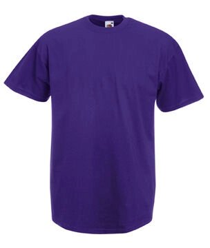 Чоловіча футболка однотонна фіолетова 036-PE від компанії Інтернет-магазин молодіжного одягу "Bagsmen" - фото 1