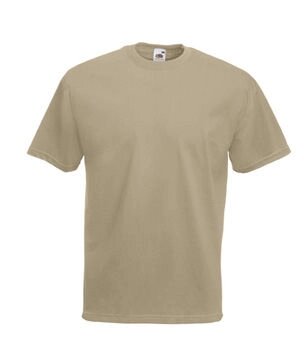 Чоловіча футболка однотонна хакі 036-3M від компанії Інтернет-магазин молодіжного одягу "Bagsmen" - фото 1