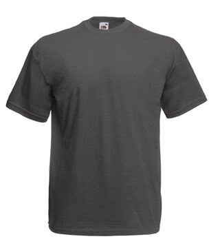 Чоловіча футболка однотонна темно-сіра 036-GL від компанії Інтернет-магазин молодіжного одягу "Bagsmen" - фото 1