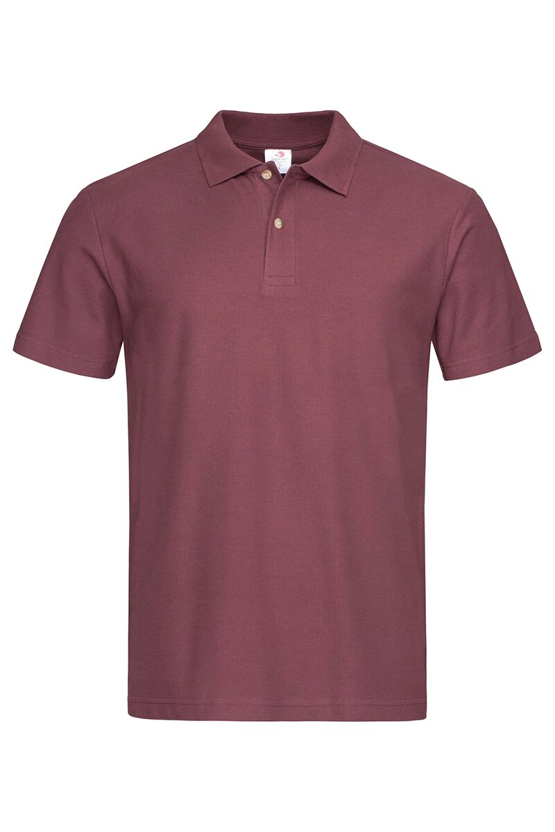 Чоловіча футболка поло бордова Polo Men від компанії Інтернет-магазин молодіжного одягу "Bagsmen" - фото 1