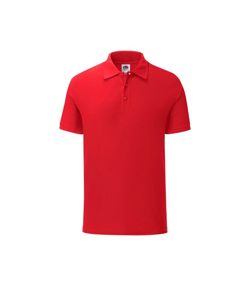 Чоловіча футболка поло червона 044-40 від компанії Інтернет-магазин молодіжного одягу "Bagsmen" - фото 1