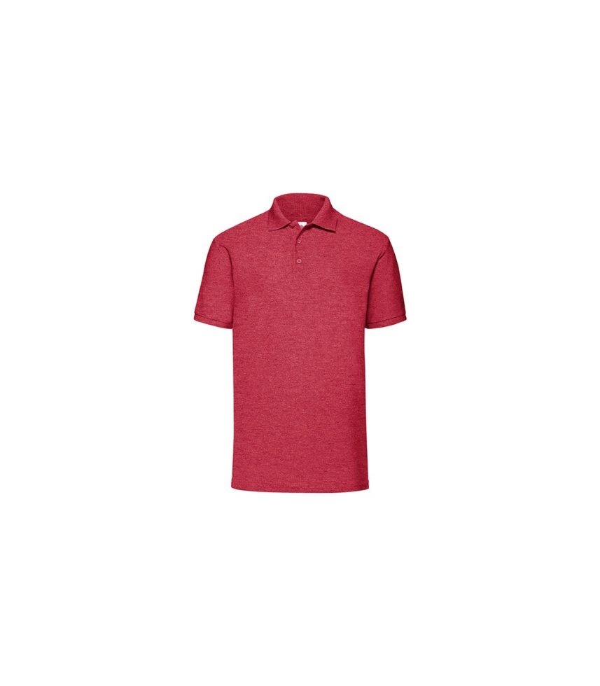 Чоловіча футболка поло червона меланж 402-VH від компанії Інтернет-магазин молодіжного одягу "Bagsmen" - фото 1
