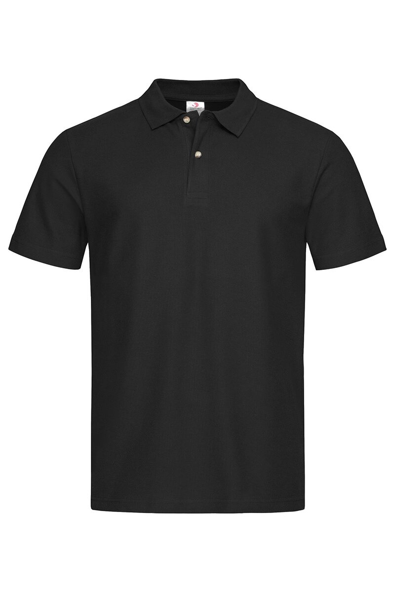 Чоловіча футболка поло чорна Polo Men від компанії Інтернет-магазин молодіжного одягу "Bagsmen" - фото 1