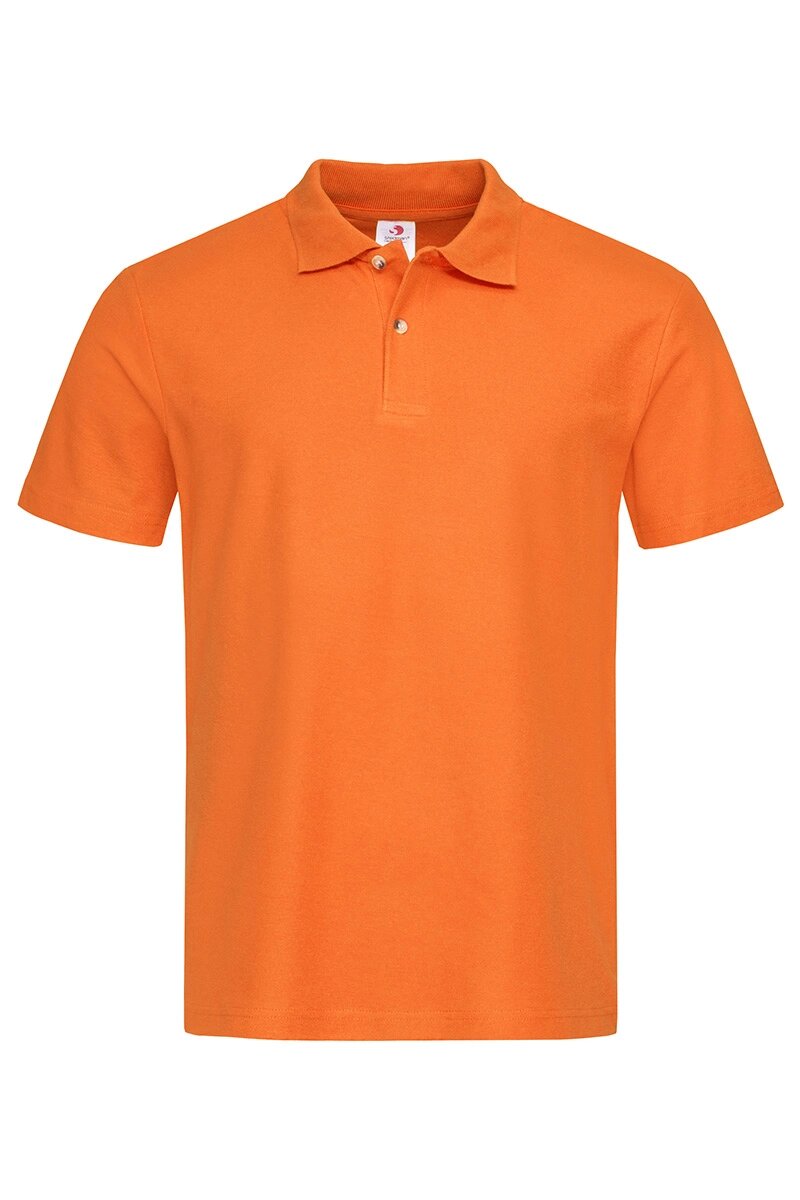 Чоловіча футболка поло помаранчева Polo Men від компанії Інтернет-магазин молодіжного одягу "Bagsmen" - фото 1