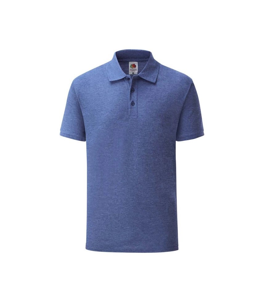 Чоловіча футболка поло синя меланж 402-R6 від компанії Інтернет-магазин молодіжного одягу "Bagsmen" - фото 1