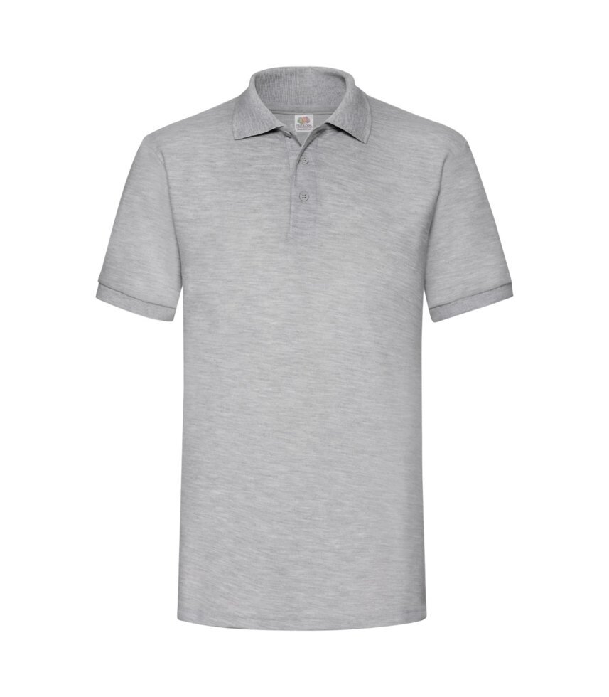 Чоловіча футболка поло сіра щільна 204-94 від компанії Інтернет-магазин молодіжного одягу "Bagsmen" - фото 1