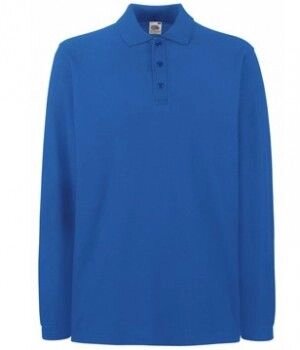 Чоловіча футболка поло з рукавами синя 310-51 від компанії Інтернет-магазин молодіжного одягу "Bagsmen" - фото 1
