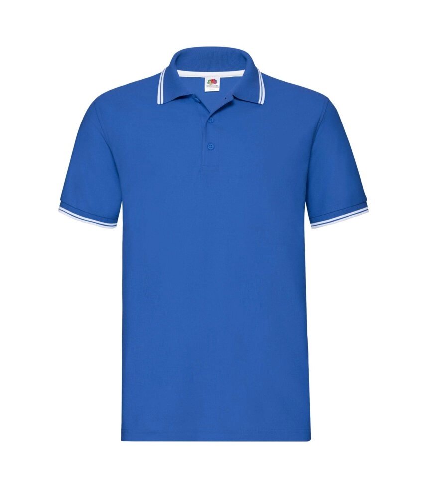 Чоловіча футболка поло з смужками синя 032-KB від компанії Інтернет-магазин молодіжного одягу "Bagsmen" - фото 1