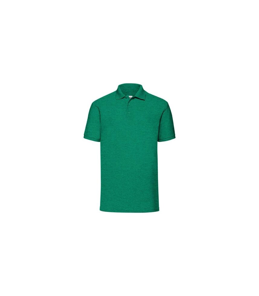 Чоловіча футболка поло зелена меланж 402-RX від компанії Інтернет-магазин молодіжного одягу "Bagsmen" - фото 1