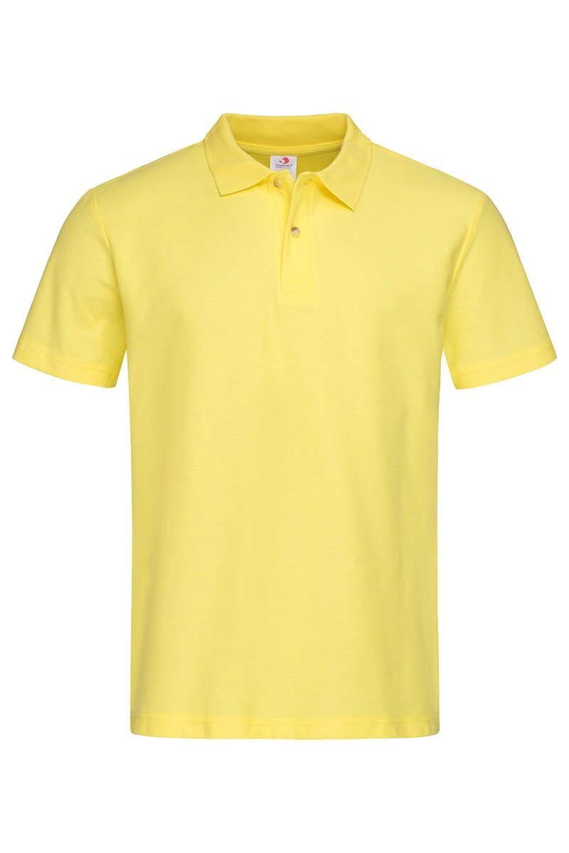 Чоловіча футболка поло жовта Polo Men від компанії Інтернет-магазин молодіжного одягу "Bagsmen" - фото 1