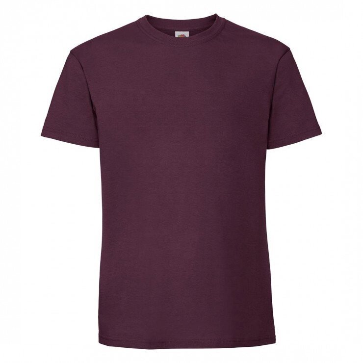 Чоловіча футболка щільна бордова 422-41 від компанії Інтернет-магазин молодіжного одягу "Bagsmen" - фото 1