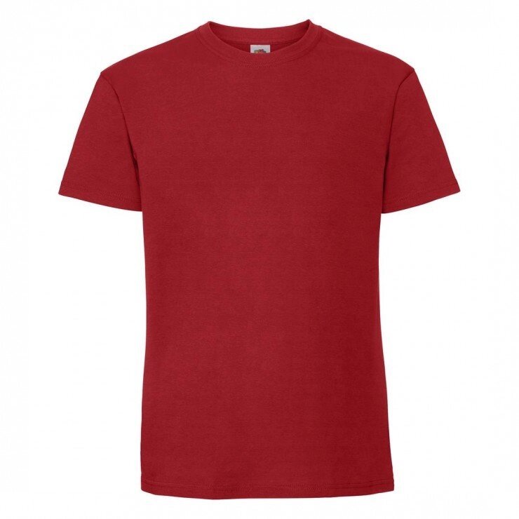 Чоловіча футболка щільна червона 422-40 від компанії Інтернет-магазин молодіжного одягу "Bagsmen" - фото 1