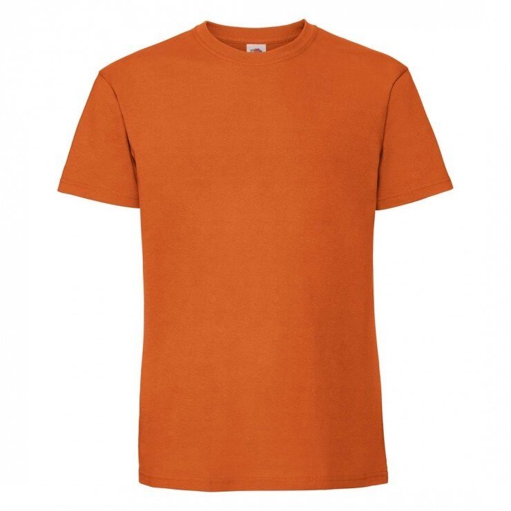 Чоловіча футболка щільна помаранчева 422-44 від компанії Інтернет-магазин молодіжного одягу "Bagsmen" - фото 1