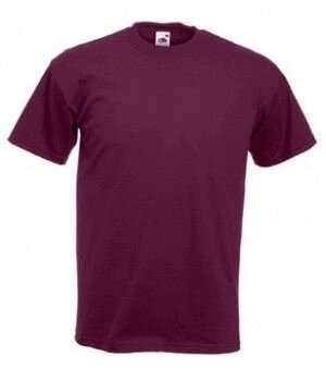 Чоловіча футболка щільна преміум бордова 044-41 від компанії Інтернет-магазин молодіжного одягу "Bagsmen" - фото 1
