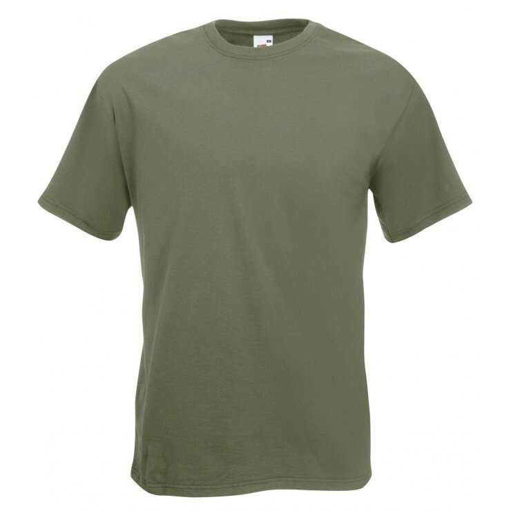 Чоловіча футболка щільна преміум оливкова 044-59 від компанії Інтернет-магазин молодіжного одягу "Bagsmen" - фото 1