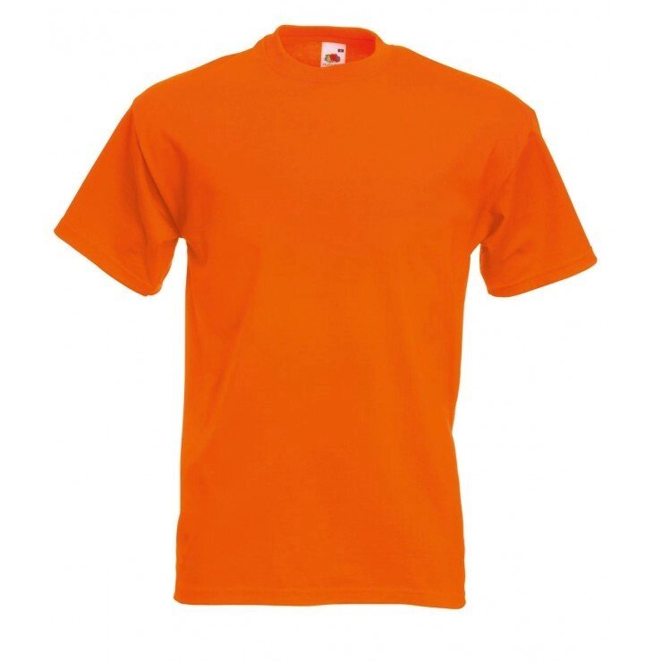 Чоловіча футболка щільна преміум помаранчева 044-44 від компанії Інтернет-магазин молодіжного одягу "Bagsmen" - фото 1