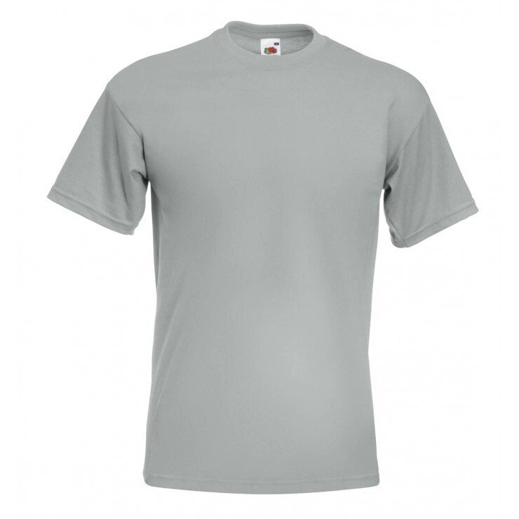 Чоловіча футболка щільна преміум сіра 044-XW від компанії Інтернет-магазин молодіжного одягу "Bagsmen" - фото 1