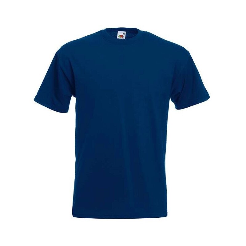 Чоловіча футболка щільна преміум темно синя 044-32 від компанії Інтернет-магазин молодіжного одягу "Bagsmen" - фото 1