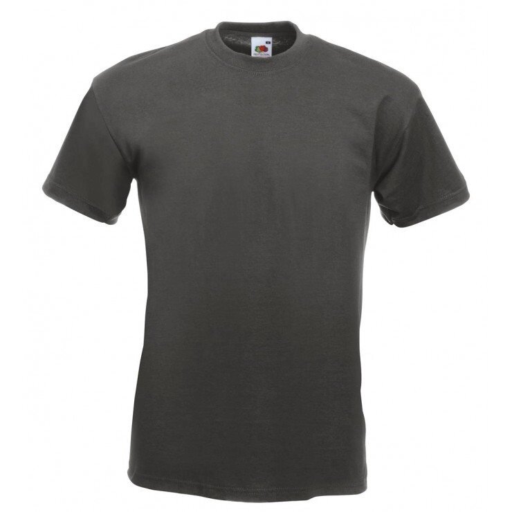 Чоловіча футболка щільна преміум темно-сіра 044-GL від компанії Інтернет-магазин молодіжного одягу "Bagsmen" - фото 1