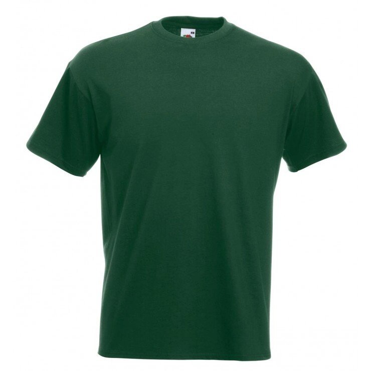 Чоловіча футболка щільна преміум темно-зелена 044-38 від компанії Інтернет-магазин молодіжного одягу "Bagsmen" - фото 1