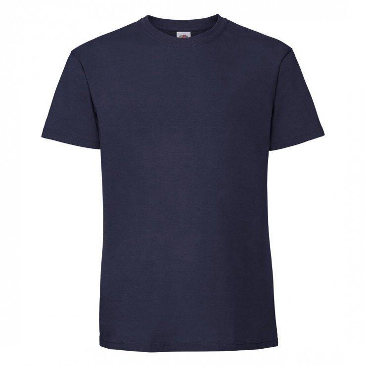 Чоловіча футболка щільна темно синя 422-32 від компанії Інтернет-магазин молодіжного одягу "Bagsmen" - фото 1