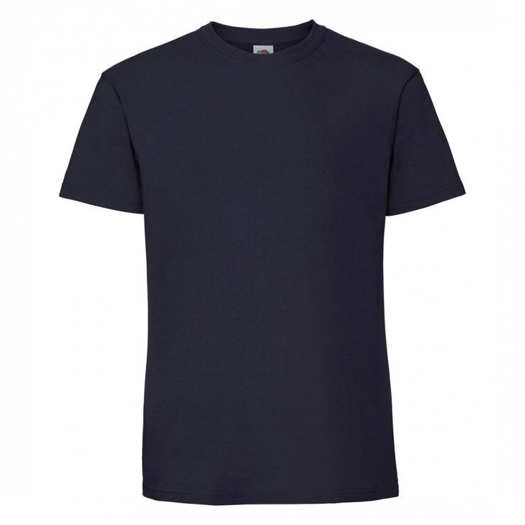 Чоловіча футболка щільна темно-синя 422-AZ від компанії Інтернет-магазин молодіжного одягу "Bagsmen" - фото 1