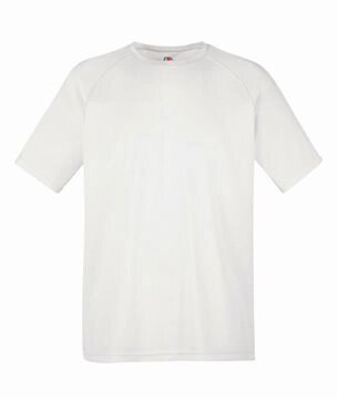 Чоловіча футболка спортивна біла 390-30 від компанії Інтернет-магазин молодіжного одягу "Bagsmen" - фото 1