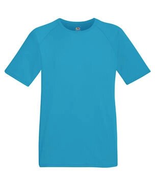 Чоловіча футболка спортивна бірюзова 390-ZU від компанії Інтернет-магазин молодіжного одягу "Bagsmen" - фото 1