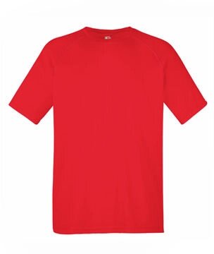 Чоловіча футболка спортивна червона 390-40 від компанії Інтернет-магазин молодіжного одягу "Bagsmen" - фото 1