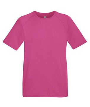 Чоловіча футболка спортивна малинова 390-57 від компанії Інтернет-магазин молодіжного одягу "Bagsmen" - фото 1