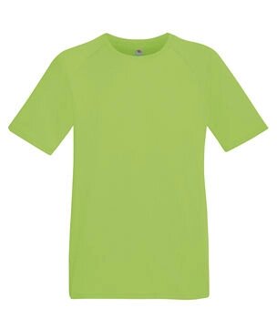 Чоловіча футболка спортивна салатова 390-LM від компанії Інтернет-магазин молодіжного одягу "Bagsmen" - фото 1