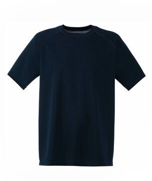 Чоловіча футболка спортивна темно-синя 390-AZ від компанії Інтернет-магазин молодіжного одягу "Bagsmen" - фото 1