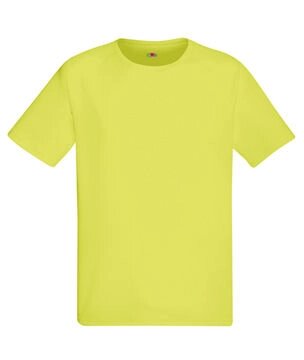 Чоловіча футболка спортивна яскраво-жовта 390-XK від компанії Інтернет-магазин молодіжного одягу "Bagsmen" - фото 1