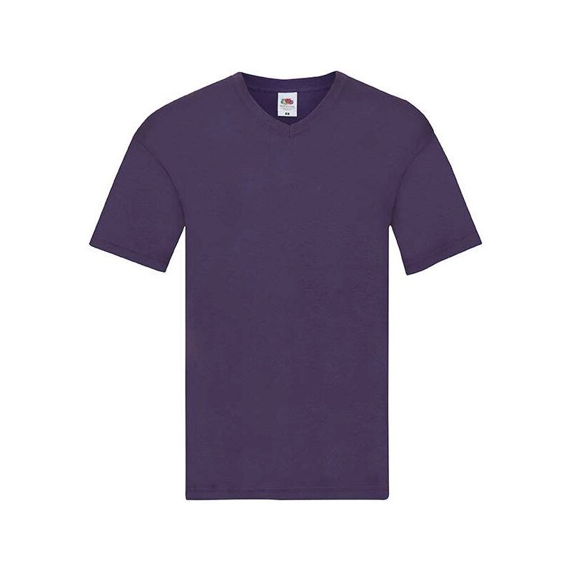Чоловіча футболка тонка з V-подібним вирізом фіолетова 426-РЕ від компанії Інтернет-магазин молодіжного одягу "Bagsmen" - фото 1