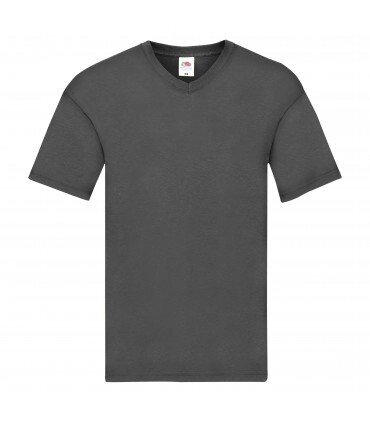 Чоловіча футболка тонка з V-подібним вирізом темно-сіра 426-GL від компанії Інтернет-магазин молодіжного одягу "Bagsmen" - фото 1
