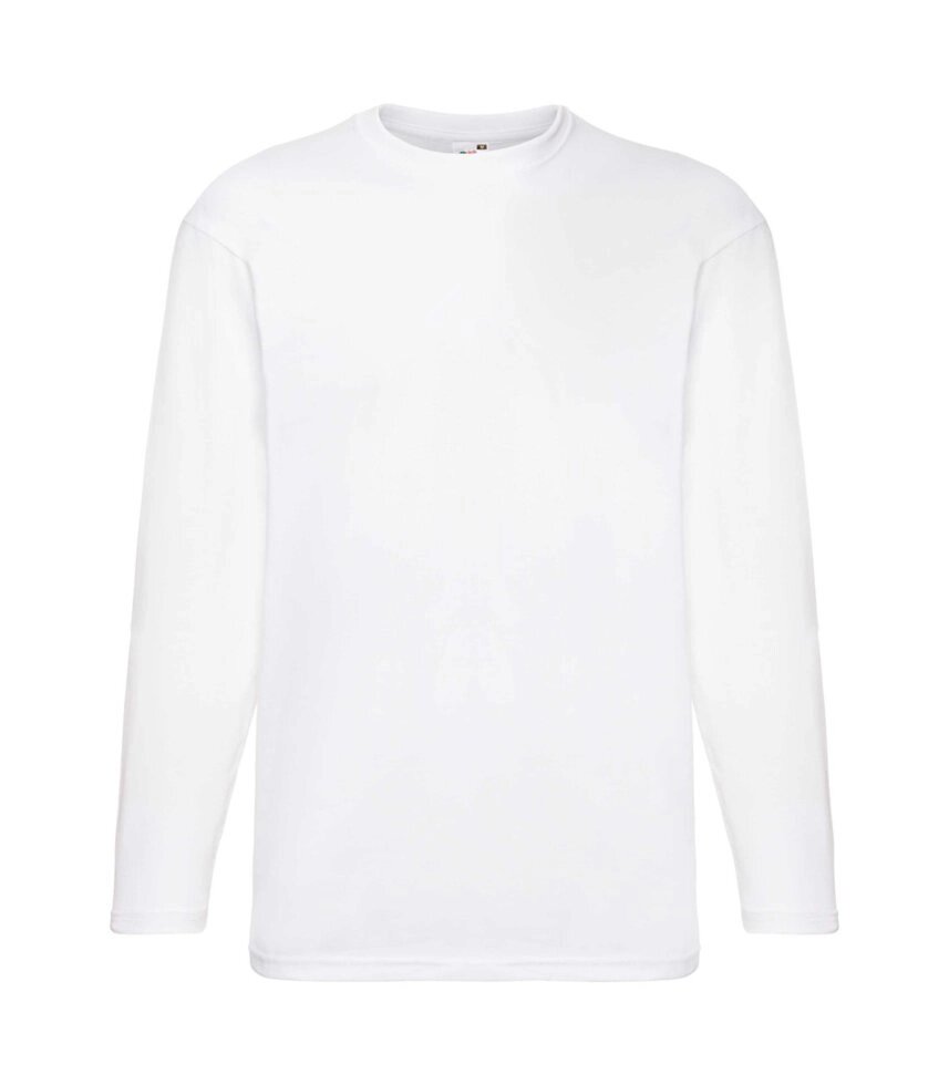 Чоловіча футболка з довгим рукавом біла 038-30 від компанії Інтернет-магазин молодіжного одягу "Bagsmen" - фото 1