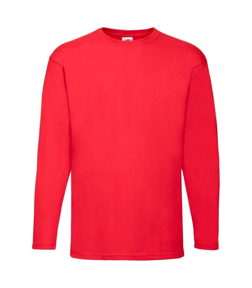 Чоловіча футболка з довгим рукавом червона 038-40 від компанії Інтернет-магазин молодіжного одягу "Bagsmen" - фото 1