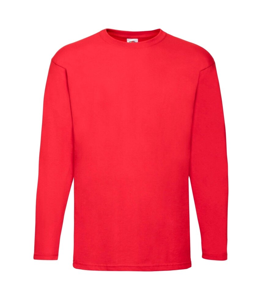 Чоловіча футболка з довгим рукавом червона 446-40 від компанії Інтернет-магазин молодіжного одягу "Bagsmen" - фото 1