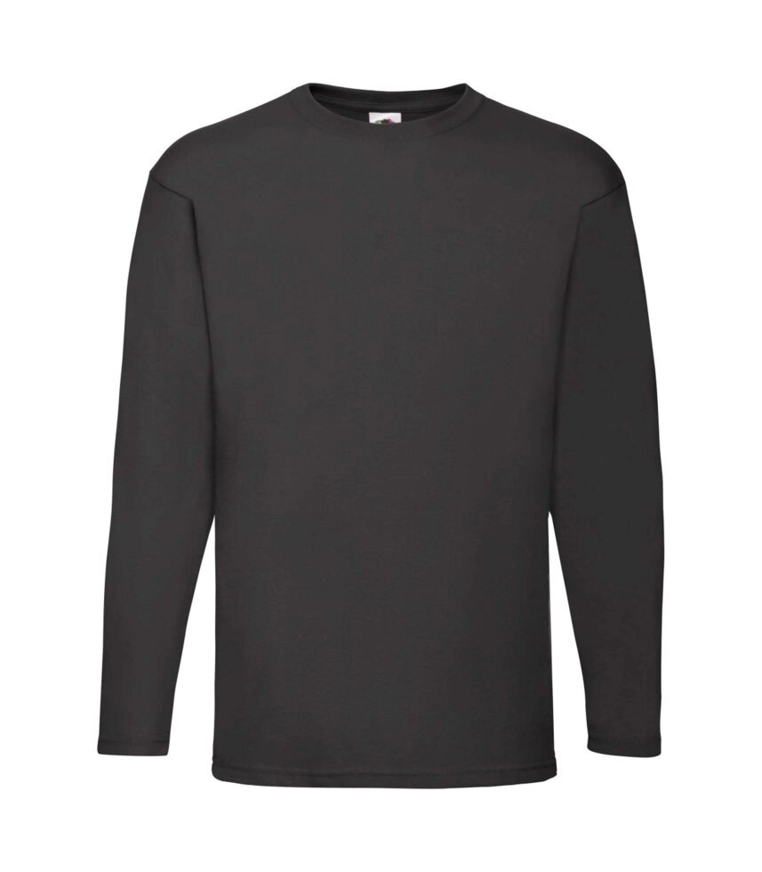 Чоловіча футболка з довгим рукавом чорна 038-36 від компанії Інтернет-магазин молодіжного одягу "Bagsmen" - фото 1