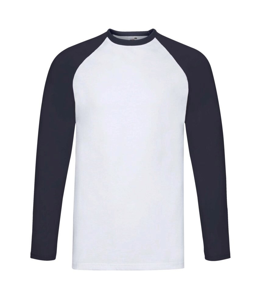 Чоловіча футболка з довгим рукавом темно-синя 028-WE від компанії Інтернет-магазин молодіжного одягу "Bagsmen" - фото 1