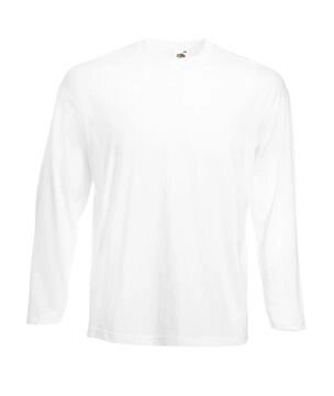 Чоловіча футболка з довгим рукавом тонка біла 428-30 від компанії Інтернет-магазин молодіжного одягу "Bagsmen" - фото 1