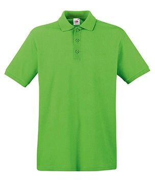 Чоловіча однотонна футболка поло салатова 218-LM від компанії Інтернет-магазин молодіжного одягу "Bagsmen" - фото 1