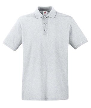 Чоловіча однотонна футболка поло світло-сіра 218-94 від компанії Інтернет-магазин молодіжного одягу "Bagsmen" - фото 1
