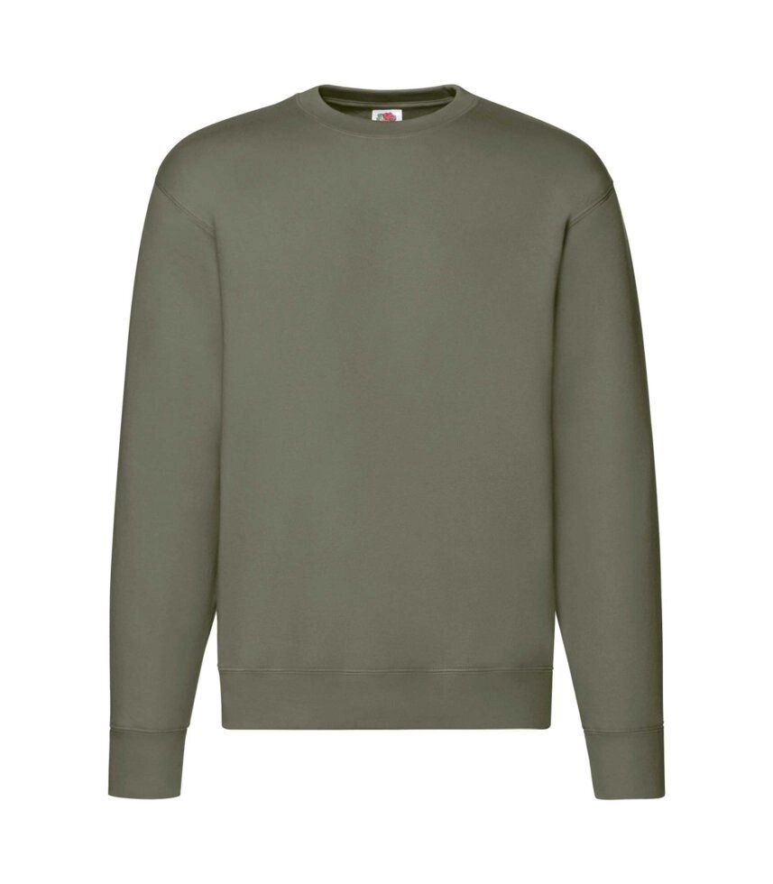 Чоловік светр преміум утеплений оливковий 154-59 від компанії Інтернет-магазин молодіжного одягу "Bagsmen" - фото 1